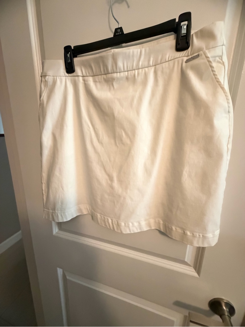 Rafaella Cream Mini Skirt